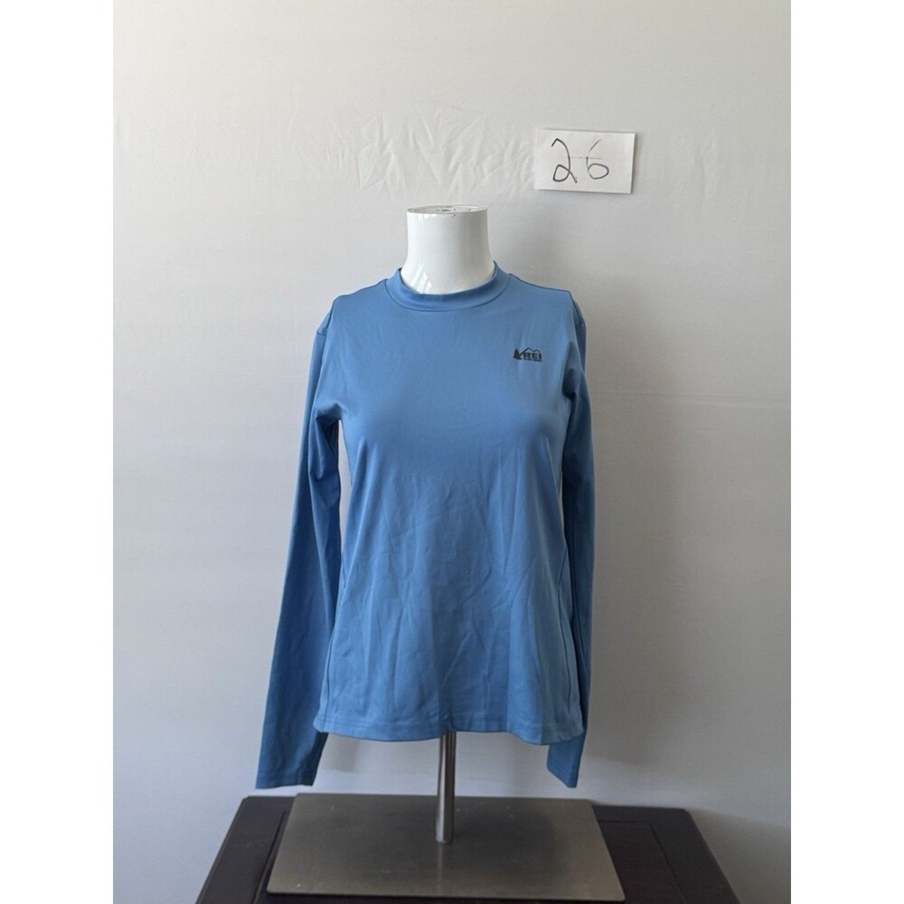 REI Co-op Kids Large 14-16 Blue Long Sleeve Performance Athletic Shirt L
